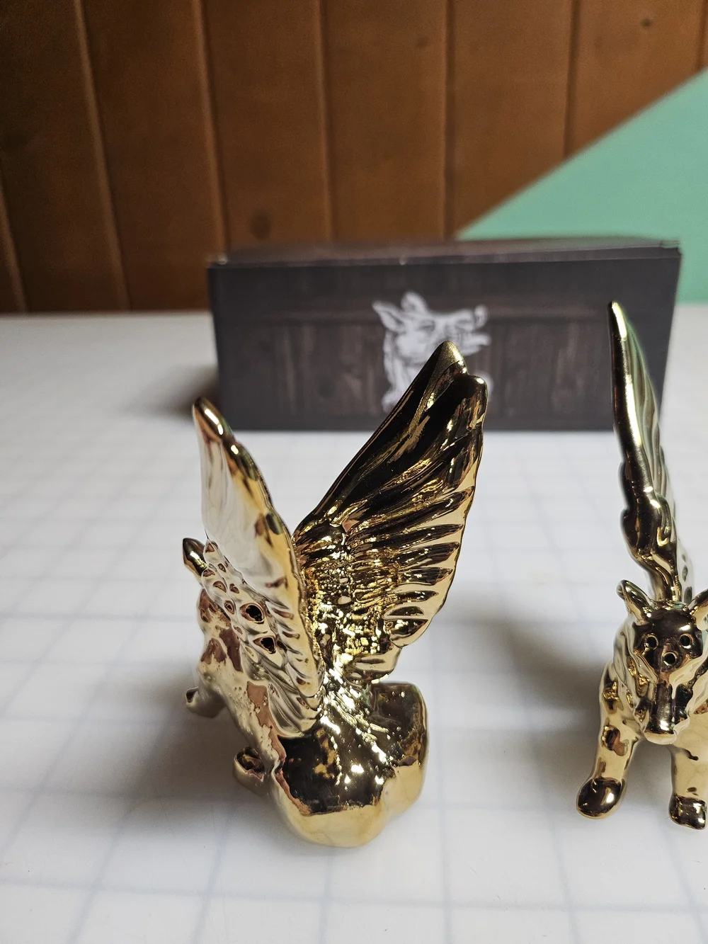 Winged Boar Salt & Pepper Shakers